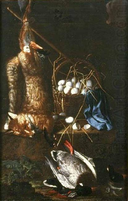 Hamilton Easter Field Still life with a dead fox and ducks china oil painting image